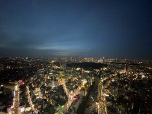 渋谷スカイの夜景