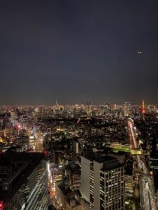 渋谷スカイの夜景